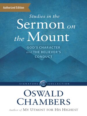 cover image of Studies in the Sermon on the Mount